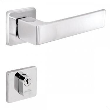 Imagem de Fechadura Chess Moderna Sala Quarto Arouca Maçaneta Porta Madeira 40mm