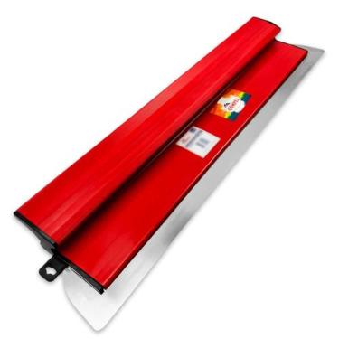 Imagem de Desempenadeira de Aço Flexível Compel Inox 25cm 40cm 60cm ou 80cm Idea