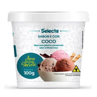 Imagem de Base para Sorvete Algemix Coco 100g - Selecta