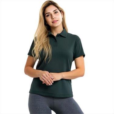 Imagem de Camisa Polo Feminina Camiseta Gola Atacado Uniforme Piquet - Vesttuari
