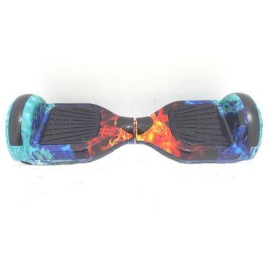 Imagem de Hoverboard 6.5 Gelo E Fogo Bluetooth Led Lateral E Frontal Com Mochila