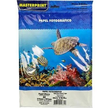 Imagem de Papel Fotografico Microporoso semi Glossy 260g A4 20 fls - Masterprint