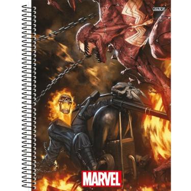 Imagem de Caderno Univ. 1Matéria 80 Folhas Marvel Capa 2 - SãoDomingos