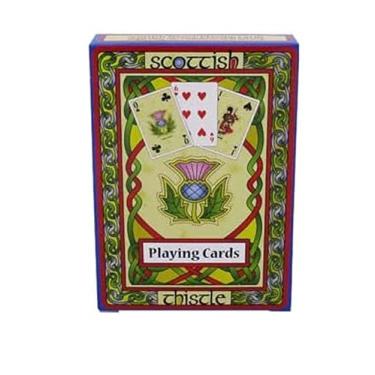 Imagem de Royal Tara Scottish Playing Cards Set Thistle Design Board Games for Teens Adults Friends Family (W 2.63" x H 3.81")