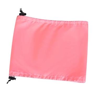 Imagem de Fenteer Touca de banho para cães e gatos, protetor de ouvido ajustável, à prova d'água, reutilizável, para banho de animais de estimação, Rosa