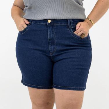 Imagem de Shorts Detox Jeans Plus Size Feminino-Feminino