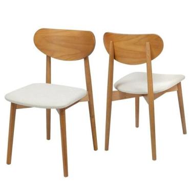 Imagem de Kit 2 Cadeiras Gala Madeira Maçica - Alt 86 X L 44 Cm X P 46 Cm - Bac 