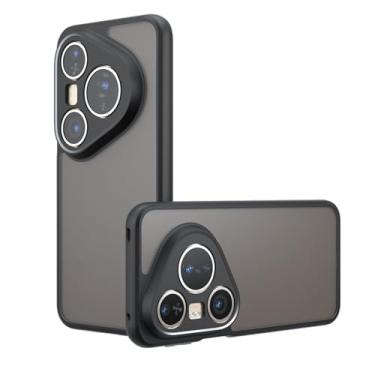 Imagem de HAOMRIYL Capa ultrafina para Huawei Pura 80 Ultra/80 Pro+/80 pro/80, capa antiimpressão digital fosca transparente com proteção à prova de choque, preta, 80 ultra