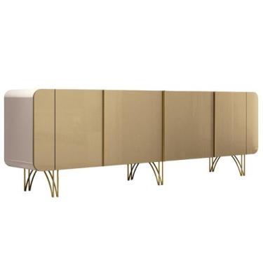 Imagem de Aparador Buffet Bar Para Sala 04 Portas 220 cm Santiago B01 Off White 