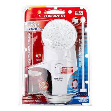 Imagem de Ducha Top Jet Turbo 220v 7500w (ducha + Pressurizador) L&z - LORENZETT