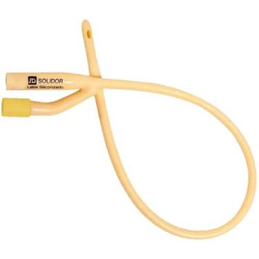 Imagem de Sonda Foley 2 Vias Látex Siliconizado Nº 20 10cc - unidade - Solidor