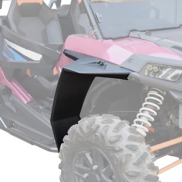 Imagem de SAUTVS 2GG Frente Fender Flares para Polaris RZR 1000 / XP 1000 / XP4 Turbo 2014-2020, mais alargado Frontal Fender Flares (#2881985, 2 peças)