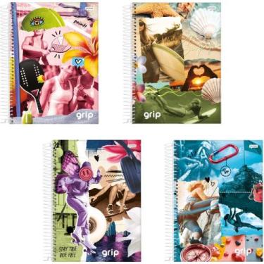 Imagem de Caderno 20X1 Capa Dura GRIP 320 Folhas Pacote com 2 - Jandaia