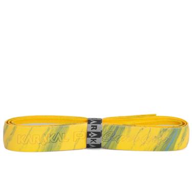 Imagem de Cushion Grip Karakal PU Super Grip Mult Rajado - Amarelo e Verde Escuro