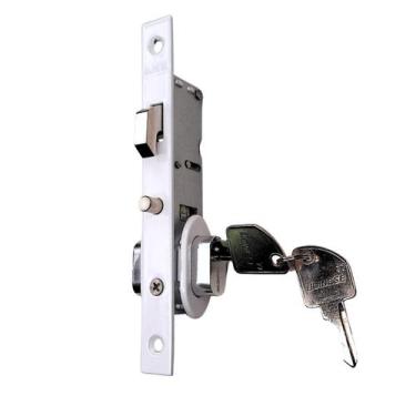 Imagem de Fechadura Bico De Papagaio 815 Porta De Correr Branco 4 Peças - UDINES