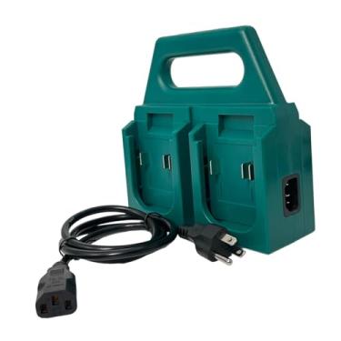 Imagem de harayaa Ferramenta de carregamento de bateria, estação de energia, economiza espaço e tempo, suporte organizador, portátil, estável, compacto, suporte de