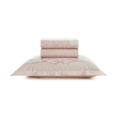 Imagem de Jogo de Lençol Solteiro Karsten Infantil Percal 200 fios 100% Algodão Estampado com Virol 3 peças (Encantada)