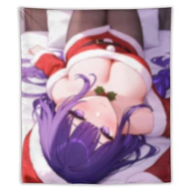 Imagem de LIEGBMEU Sexy Bikini Hot Anime Girl Tapeçaria 127.0 cmx152.4 cm Interior Exterior Wall Quilt Art Decoração de Tapeçaria Caprichosa, AC036