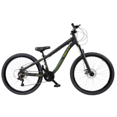 Imagem de Bicicleta Aro 26 Trust 21V Freerider Ravage Cambio Shimano Tipo Flame-Unissex
