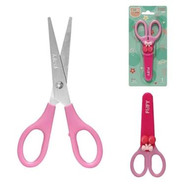Imagem de TESOURA FRUTINHA ROSA - 14CM - FF1713 - FOFY