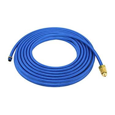 Imagem de Mangueira de água para tochas TIG resfriadas a água da série 20 - 6 metros - Trançado azul super flexível - Modelo 45V08-R