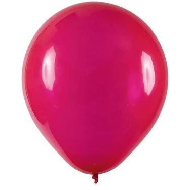 Imagem de BALÃO REDONDO LISO- ART-LATEX Nº 09 - VERMELHO RUBI - Pacote com 50 un