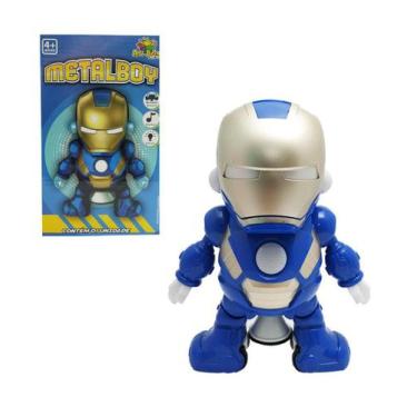 Imagem de Brinquedo Robô Metal Boy Com Luz E Som - Art Brink - Toyng