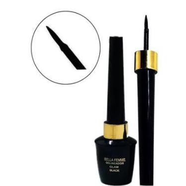 Imagem de Delineador Líquido Preto Glam a Prova Dagua - Bella Femme