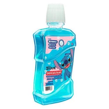 Imagem de Enxaguante Bucal Infantil Dentalclean Stitch Sabor Morango 300ml