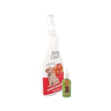 Imagem de Kit Educador Xixi Stop 500ml+Pipi Certo 30ml, Pet Clean