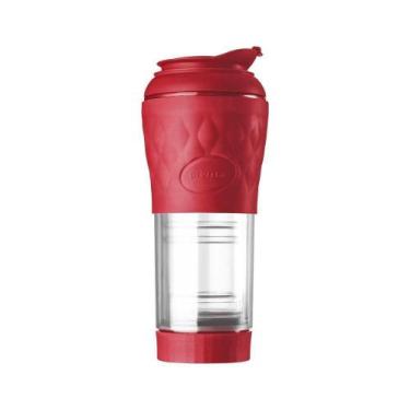 Imagem de Cafeteira Portátil Manual 350ml - Pressca Vermelho