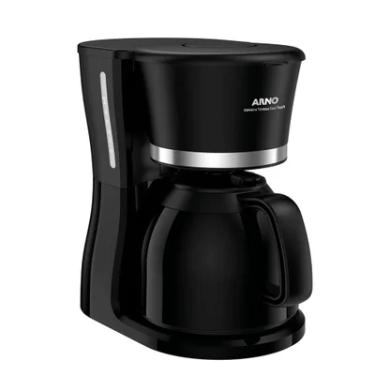 Imagem de Cafeteira Térmica Arno  Cool Touch, 815W, 127v, Com Jarra Térmica, 1 Litro, 24 xicaras, Preto - Cm1328b1