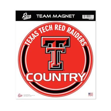 Imagem de Rico Industries NCAA Texas Tech Red Raiders ímã redondo de 20 cm