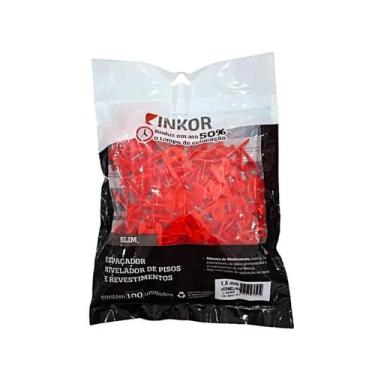 Imagem de Espaçador Nivelador de Piso 1,5mm Slim 7179 Inkor 100 Unidades