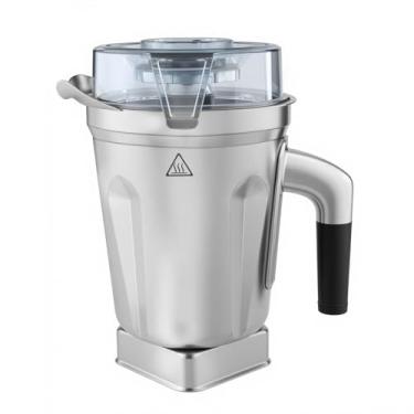 Imagem de Recipiente de aço inoxidável de 1,8 l para liquidificadores Vitamix, jarra de aço inoxidável compatível com Vitamix 5200 750 6300 Vm0103 Vm0197 E310 A2500 Explorian Commercial Ascent etc