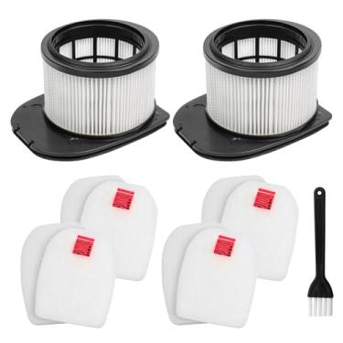 Imagem de VIEWALL Filtro de substituição para Shark Stratos IZ540H, IZ562H, IZ840H, IZ862H, UZ565H, UZ865H, IZ560H, UZ815H Cordless Vacuum, Part XFFKIZ700 & XPSMFIZ700, 2 HEPA 4 filtros de feltro de espuma