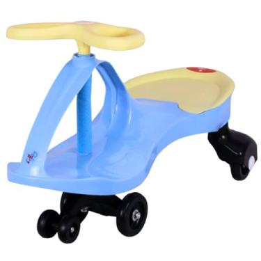 Imagem de Carrinho Rolimã Infantil Super Car Azul com Volante 360 - Castela