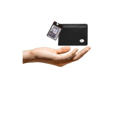 Imagem de Kit Carteira Media Mitty Couro + Refil Mitty M1R Plm0 Preto