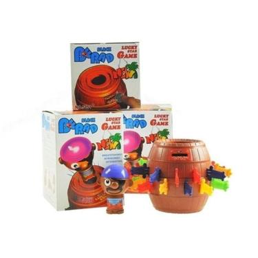 Imagem de Barril Pula Pirata Jogos Pedagogicos Brinquedo Pula Pirata