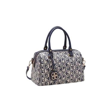 Imagem de Bolsa Feminina Chenson Monograma Baú 3483440 Azul