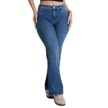 Imagem de Calça Jeans Sawary Boot Cut Petit - 280363 - 46, Azul, 46