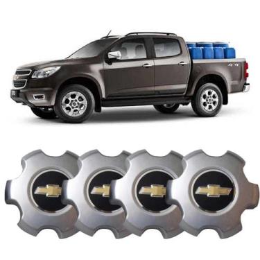 Imagem de Jogo 4 Calotas Central Miolo Roda Pecas Genuinas Gm S10 trailblazer Ki