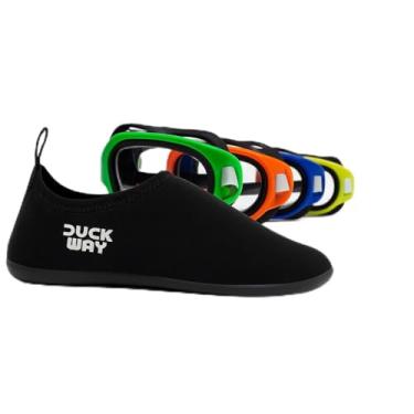 Imagem de Sapatinha Tenis Infantil Antiderrapente Praia Piscina Duck Way (19/20, Preto)