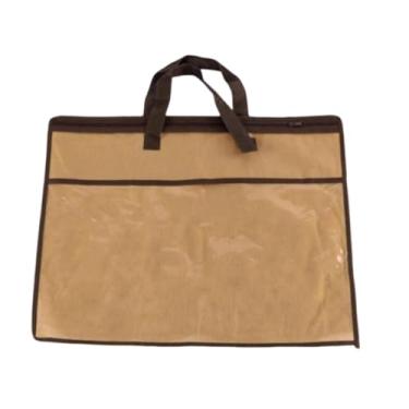 Imagem de ＫＬＫＣＭＳ Organizador de armário, bolsa de armazenamento de cobertores, bolsa de armazenamento de edredons, organizador de roupas para cama, edredom, 35x35cm