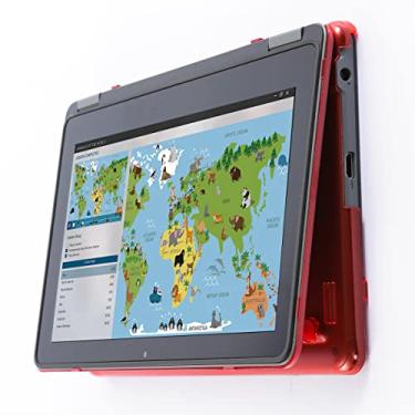 Imagem de mCover Capa rígida apenas compatível com laptop Dell Latitude 3120 Education 2021 de 11,6" 2 em 1 (com dobradiça de 360°) (não serve para outros modelos Dell, incluindo Latitude 3120 Clamshell) (vermelho)
