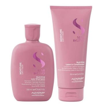 Imagem de Kit Alfaparf Semi Di Lino Moisture - Shampoo 250ml + Leave in Condicio