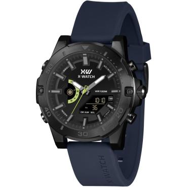 Imagem de Relógio X-Watch Masculino Ref: Xmnsa008 P1dx Anadigi Black