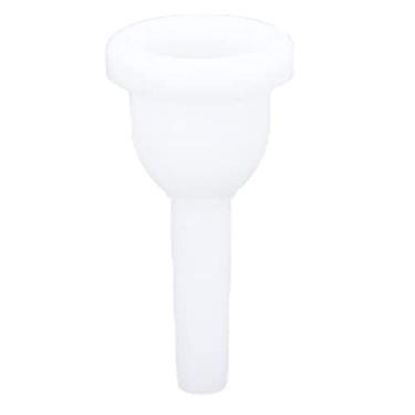 Imagem de Domary Bocal de Tuba Em Plástico ABS Acessórios para Instrumentos de Sopro MT‑20 Branco