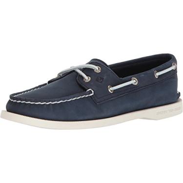 Imagem de Sperry Sapato náutico feminino A/O com 2 furos, Azul marino, 7.5 Wide