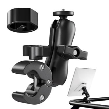 Imagem de Suporte Starlink para miniposte, braçadeira Starlink ajustável, rotação de 360°, compatível com adaptador de tubo e montagem plana, para adaptador de tubo, para carro, trailer, fuzileiro naval